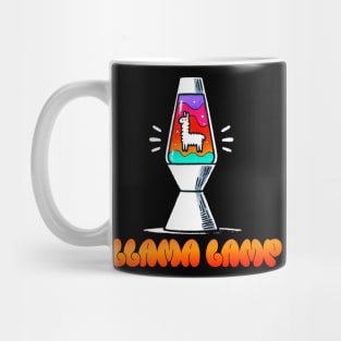 Llama Lamp Lava Lamp Design Mug